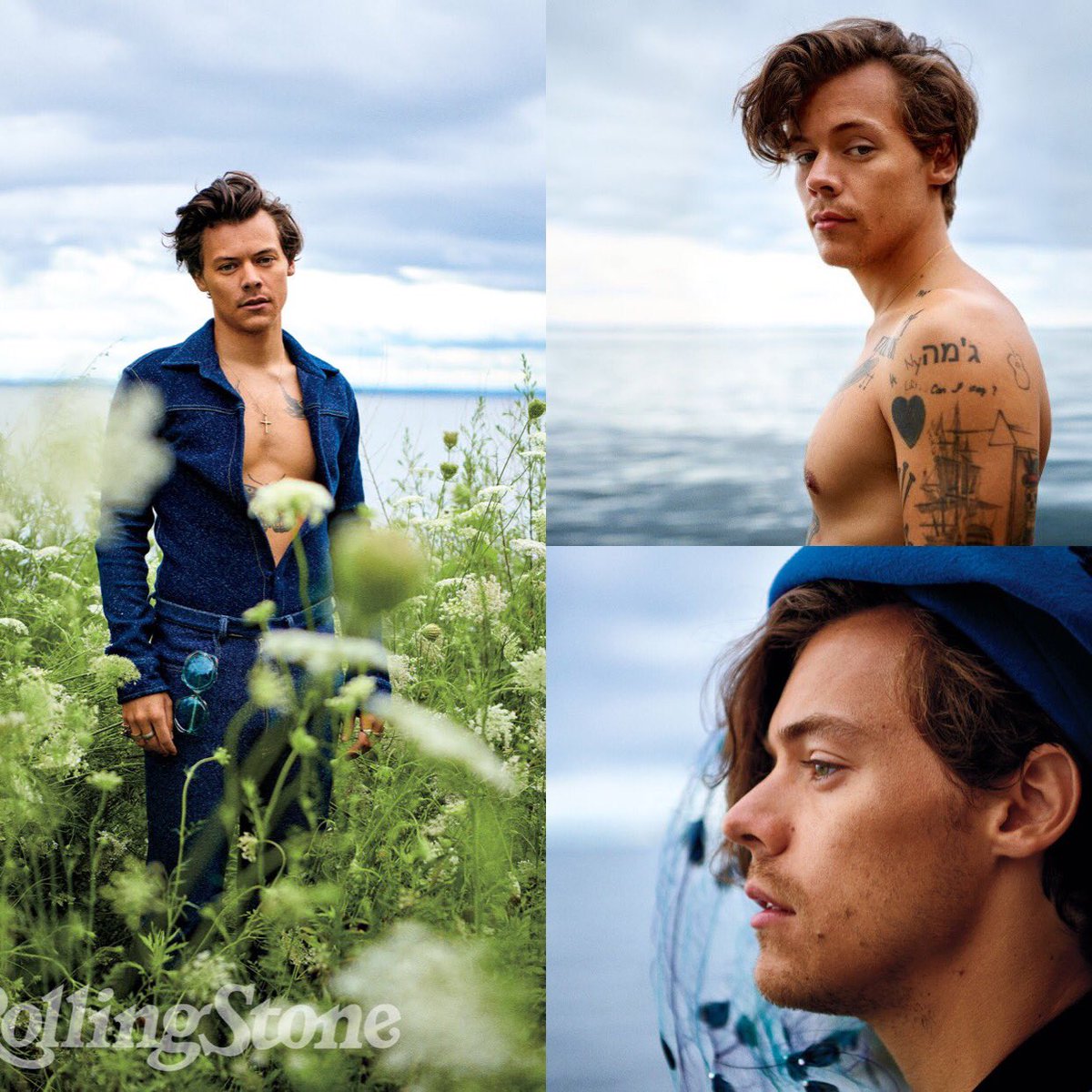 PopCrave's tweet photo. .@Harry_Styles is charming as ever in new photoshoot for his @RollingStone cover. (📸: Ryan McGinley) https://t.co/OJPscxAwqO