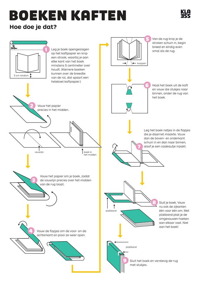 Voor onze #boekenkaftdag op woensdag 4 september (tussen 14 en 17 uur) zoeken we nog vrijwilligers die kinderen en hun ouders willen helpen/leren kaften #bibieper #ieper #biblio7 #co7 <a href="/klasse_be/">Klasse</a>