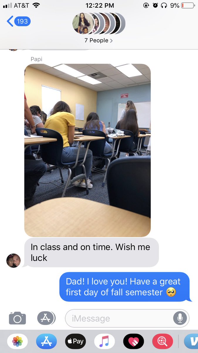 ATTN FIU STUDENTS: it’s my dad’s first day of fall semester. You better be nice to him or I’ll beat your ass🥺🥺🥺 so proud of him.