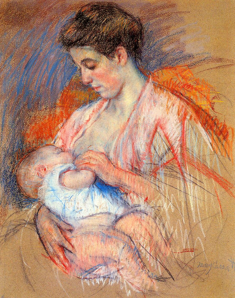 cassatt_mary's tweet photo. Mother Jeanne Nursing Her Baby, 1908 #femaleartist #impressionism https://t.co/lyGRH0y54q