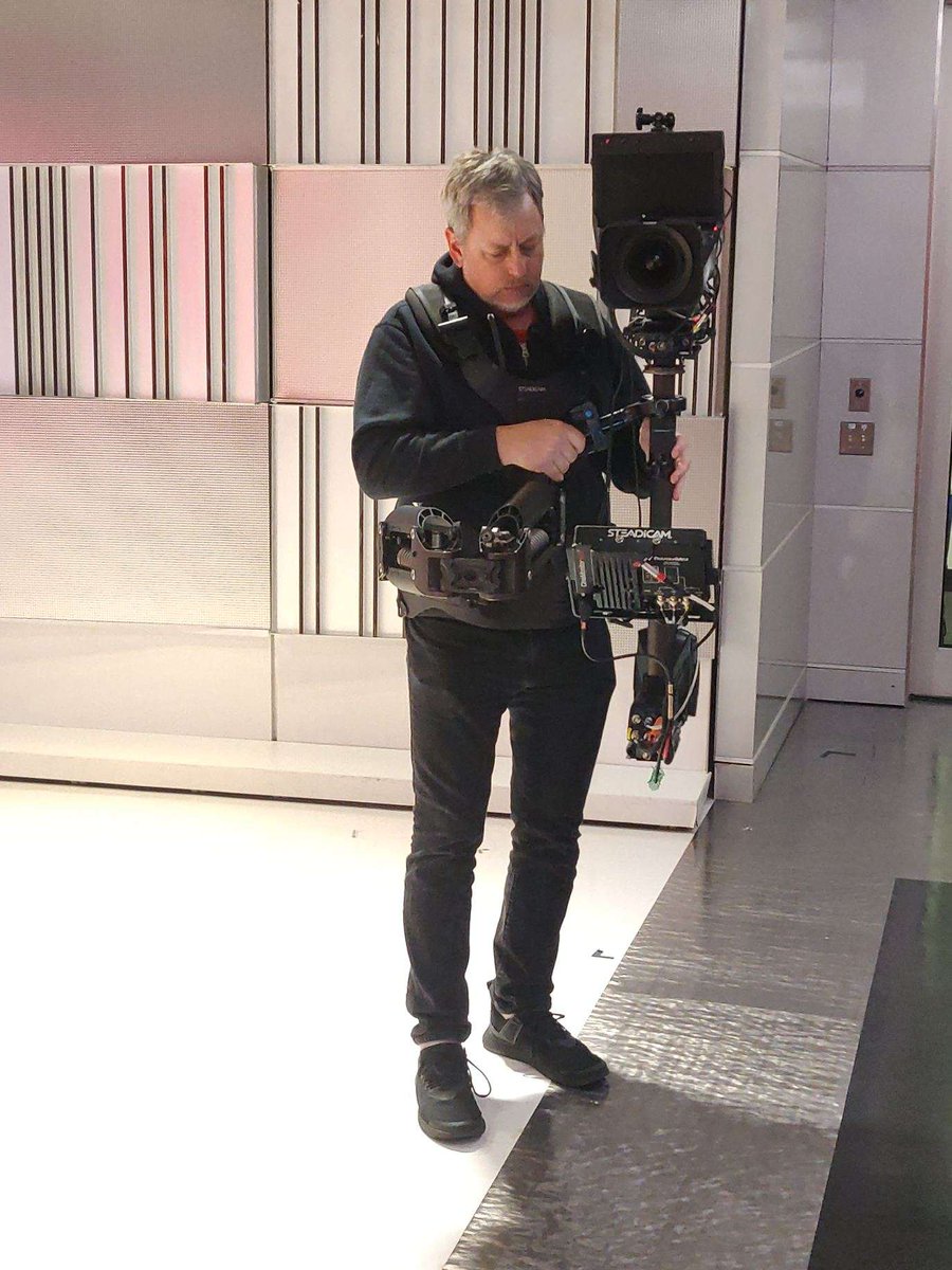 FaustVideo's tweet photo. Great day at work! First day toward becoming a certified Steadicam operator! https://t.co/QfHuAUKnPv