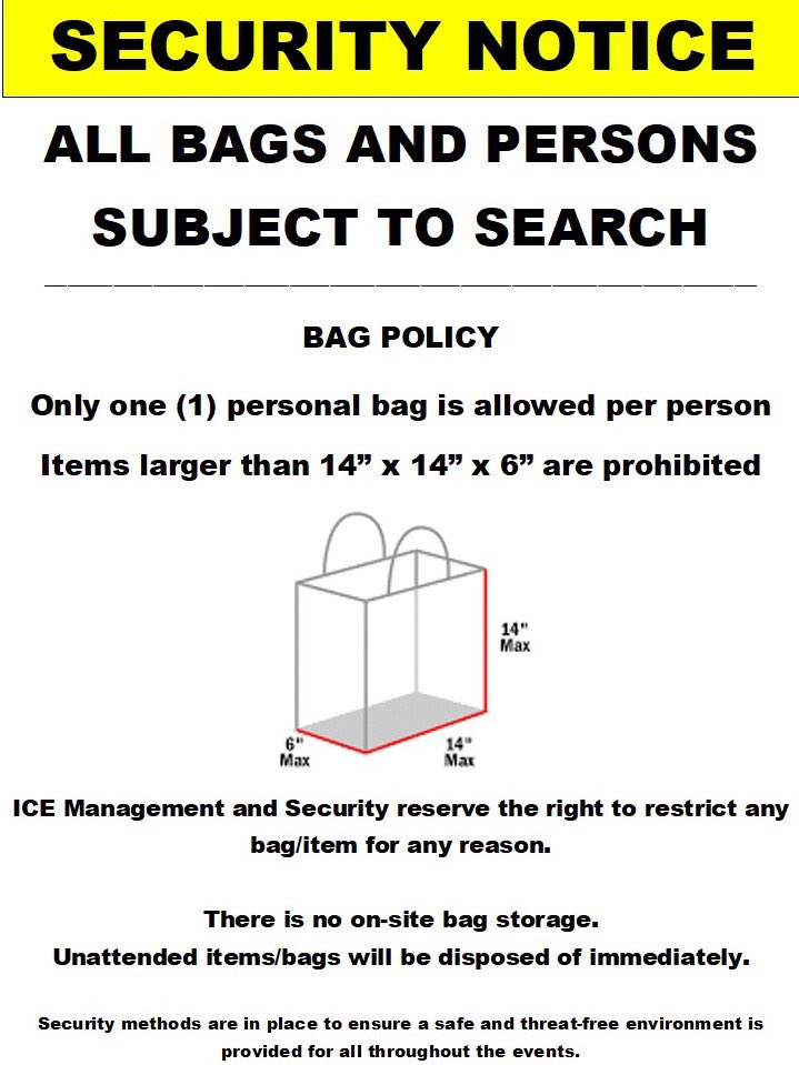 RedWingsCamps's tweet photo. Center ICE has released a new bag policy for #drwtc and NHLProspects https://t.co/L7WEHuW9mA
