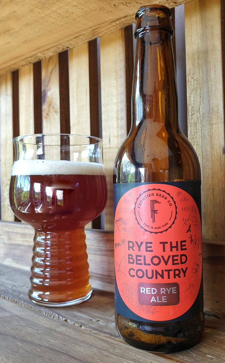 HopticalA's tweet photo. Frontier Beer Co - Rye The Beloved Country - Red Rye Ale.
Ok. No BB date so no idea how old it is. 🤷🏼♂️
#FrontierBeerCo #RedRyeAle #Beertography https://t.co/1ukLId6Sxc
