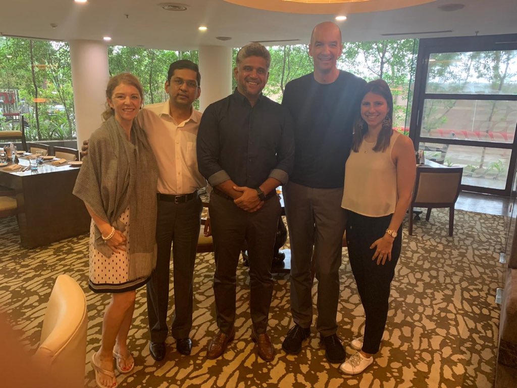 Jayatma_Nirav's tweet photo. It was a pleasure interacting and discussing #SingularityU  @SingularityUAhm with @pfinette  SU Chair for #entrepreneurship #openinnovations https://t.co/PWhcenCtyb