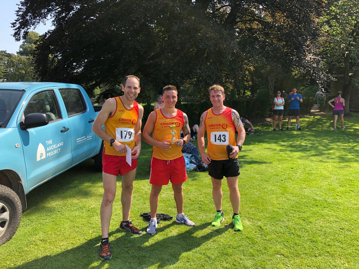 OfficialSRAC's tweet photo. Official men’s results from yesterday’s Trail Race... 1. Michael Bleasby - Darlington Harriers 2. Robert Teasdale - Crook 3. Marc Ellis - Quakers
Top men’s team: Crook Athletic Club
Full results in the next couple of days. @CrookAC @DHarriers @QuakersRC https://t.co/jpBmcKWVHV