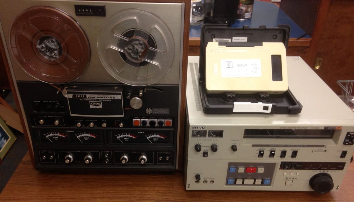 ORULibrary's tweet photo. The Holy Spirit Research Center announces the acquisition of new equipment to help digitize and preserve the over 10,000 outdated media holdings. This is a great step toward preserving these irreplaceable materials. #OralRobertsU https://t.co/7E3U1TDENv https://t.co/OD4ECFDxAw
