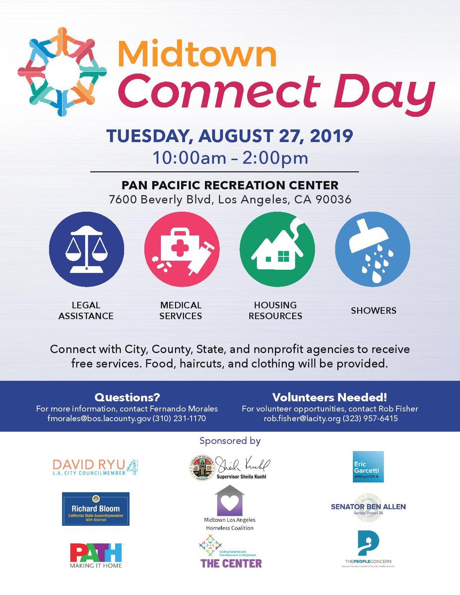 davideryu's tweet photo. Our #HomelessConnectDay is TOMORROW! RSVP now to #volunteer for this important event!
Help unhoused neighbors get the services they need. Aug 27 at 10AM in Pan Pacific Park! More info --> https://t.co/rmiE68f63N https://t.co/aQQCRzmxG8