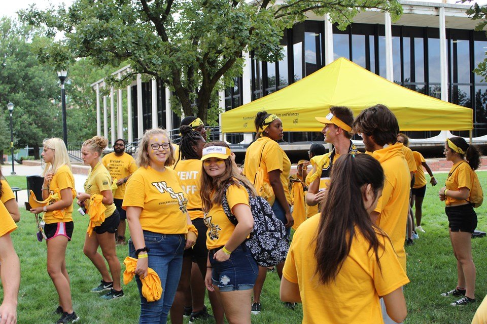 FairmountWSU's tweet photo. Maybe we didn't win first, but #FairmountLAS will always be GOLD. 🏅 https://t.co/wVTqh7aSWN