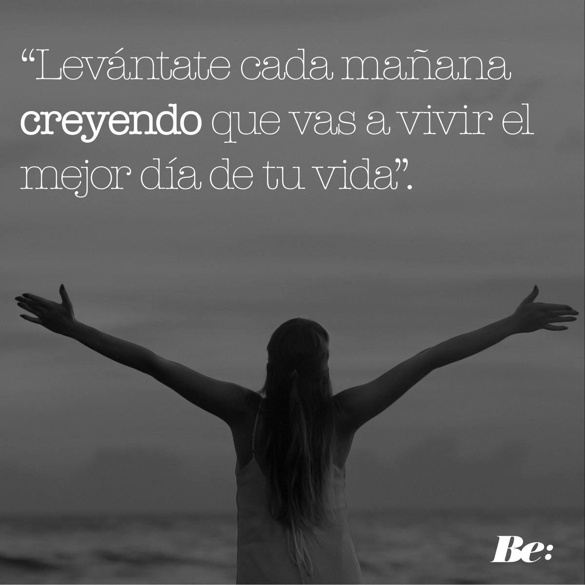 Be_an_ant's tweet photo. "Levántate cada mañana creyendo que vas a vivir el mejor día de tu vida"
--Bartolomé Bañolas

#beanant #gestiondeltiempo #productividadpersonal https://t.co/6fa1xzmBHP