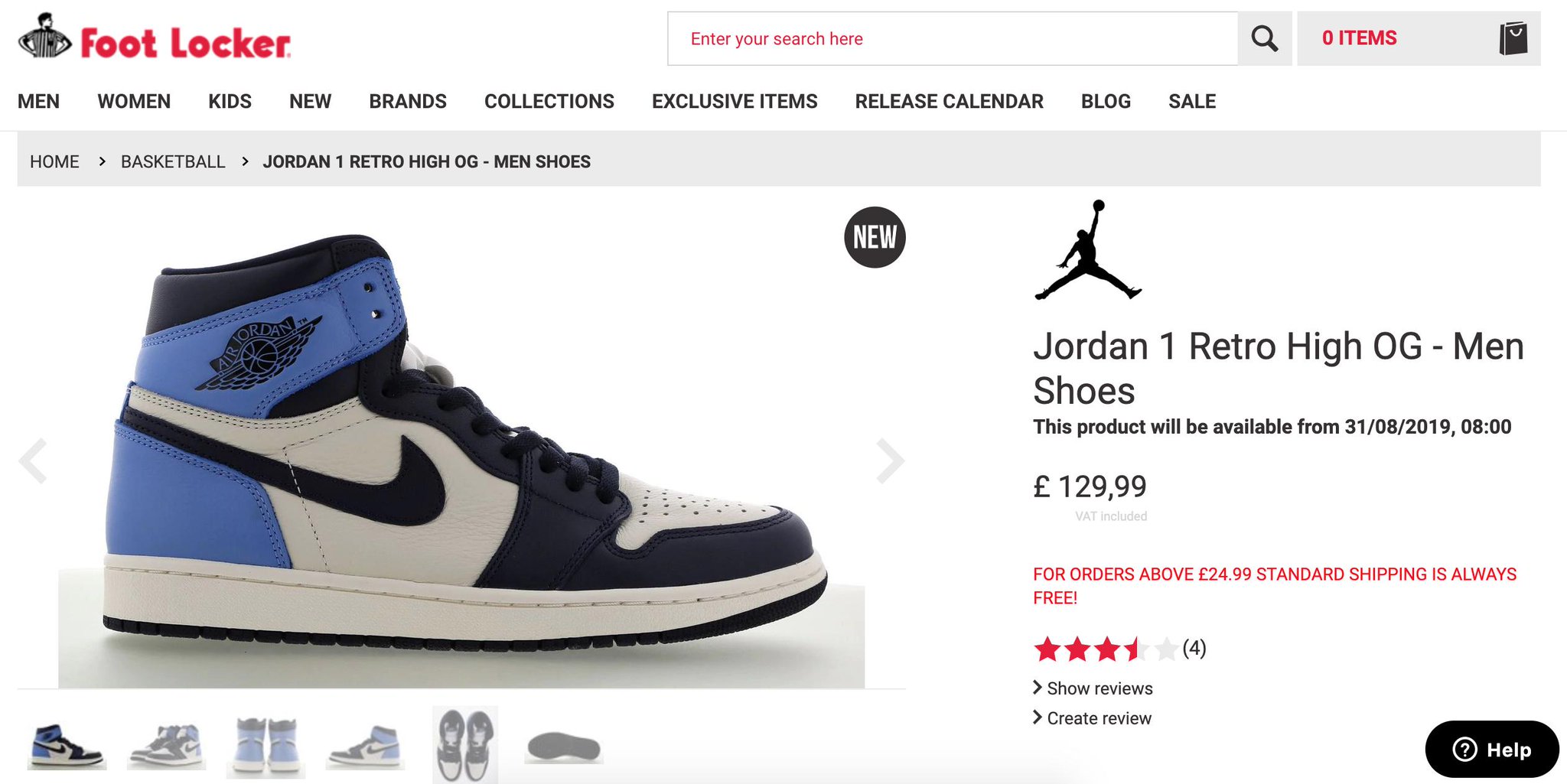 footlocker restock jordan 1