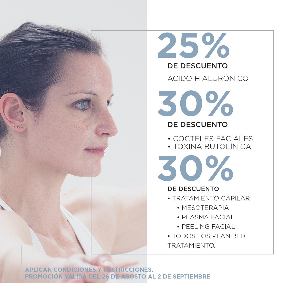 holisticoclinic's tweet photo. ☺REJUVENECE CON HOLÍSTICO . 🌀

🥳APROVECHA del 26 de Agosto al 2 de Agosto 🥳

25% en Ácido Hialurónico
30% en Cocteles faciales y Toxina Butolínica.
30% en mucho mas
.
WhatsApp 📱3102584977 - 3138031356 o al ☎ 3465757 en Bogotá y agenda tu cita. https://t.co/v64g9jXZjo