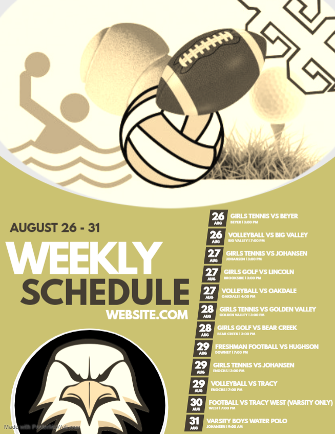 enochsofficial's tweet photo. 🦅 WEEKLY SPORTS SCHEDULE 🦅

We have some amazing student athletes at Enochs, and I know that they would love to have you out at their games cheering them on!! 
Come sport your Eagle Pride and show your support at any one of our games this week!!
#StudentAthletes #SoaringHigher https://t.co/JHEroFDnGb