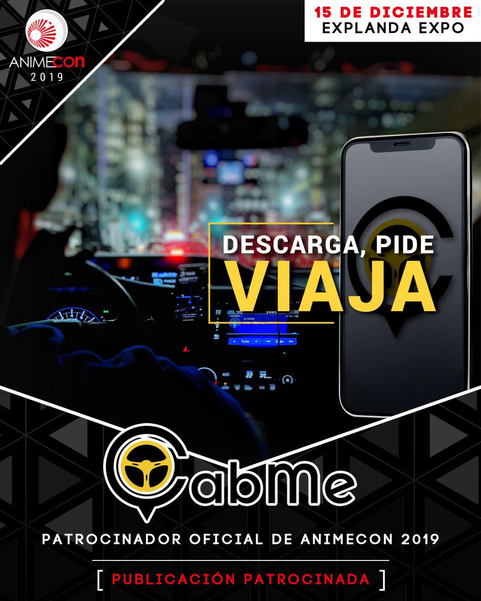 animeconmx's tweet photo. 🔵❗️PUBLICACIÓN PATROCINADA❗️🔵

¡Estas a un clic!
Solo descarga nuestra app, regí­strate y disfruta de los beneficios que tenemos para ti, estas a un clic de ser #TeamCabMe

¡Mereces un mejor servicio!

Android: https://t.co/04ct7x01IN
Ios: https://t.co/IQMIdstDaI https://t.co/CL4uPAD2fS