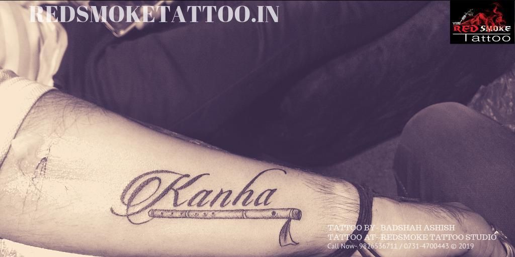 Krishna tattoo  Tattoo studio Sons name tattoos Name tattoo