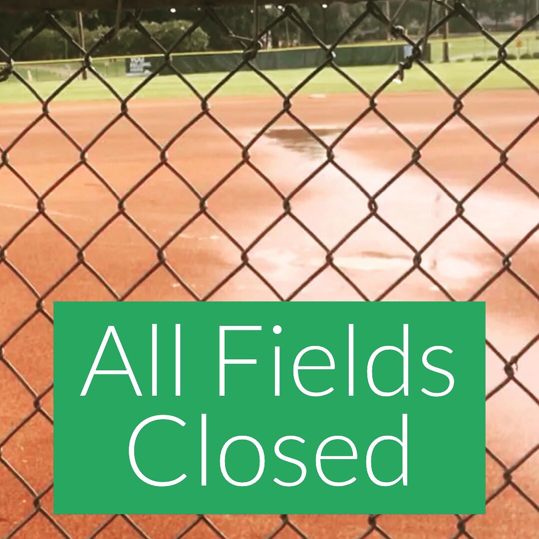 ClintonParksRec's tweet photo. All Fields are closed today. https://t.co/RC1Tmna3Ox