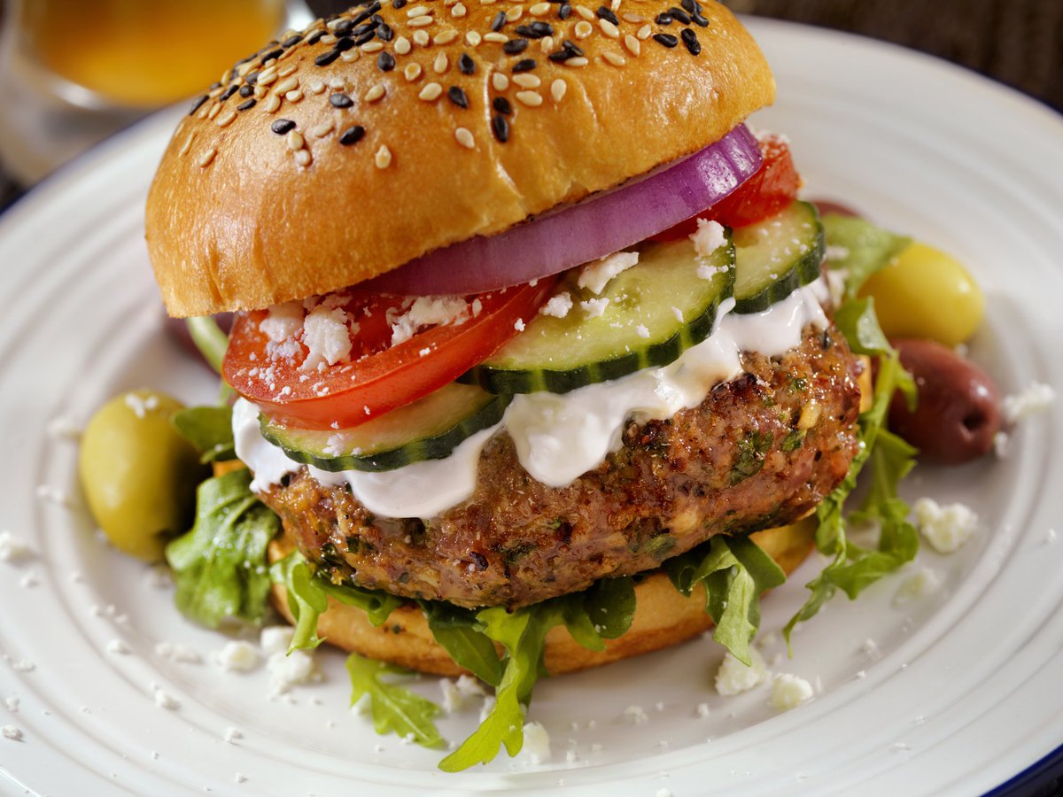 BelleChevre's tweet photo. Buying groceries for tomorrow? Add goat cheese to your grocery list to give your burgers a brand new twist! #BelleChevre #goatcheese #flavor https://t.co/9PgpO55yEJ