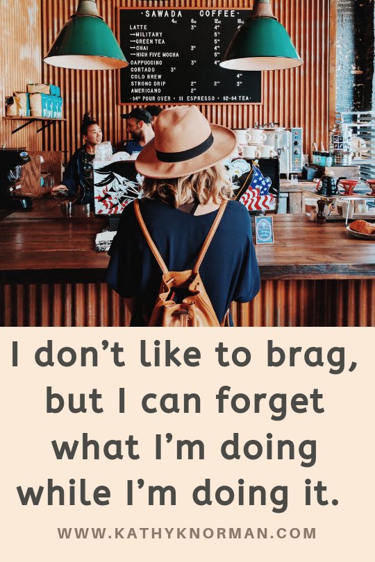 KathyKNorman's tweet photo. #FunnyFibro I don’t like to brag, but I can forget what I’m doing while I’m doing it. You might as well laugh #Fibromyalgia https://t.co/t0kErQgaVd