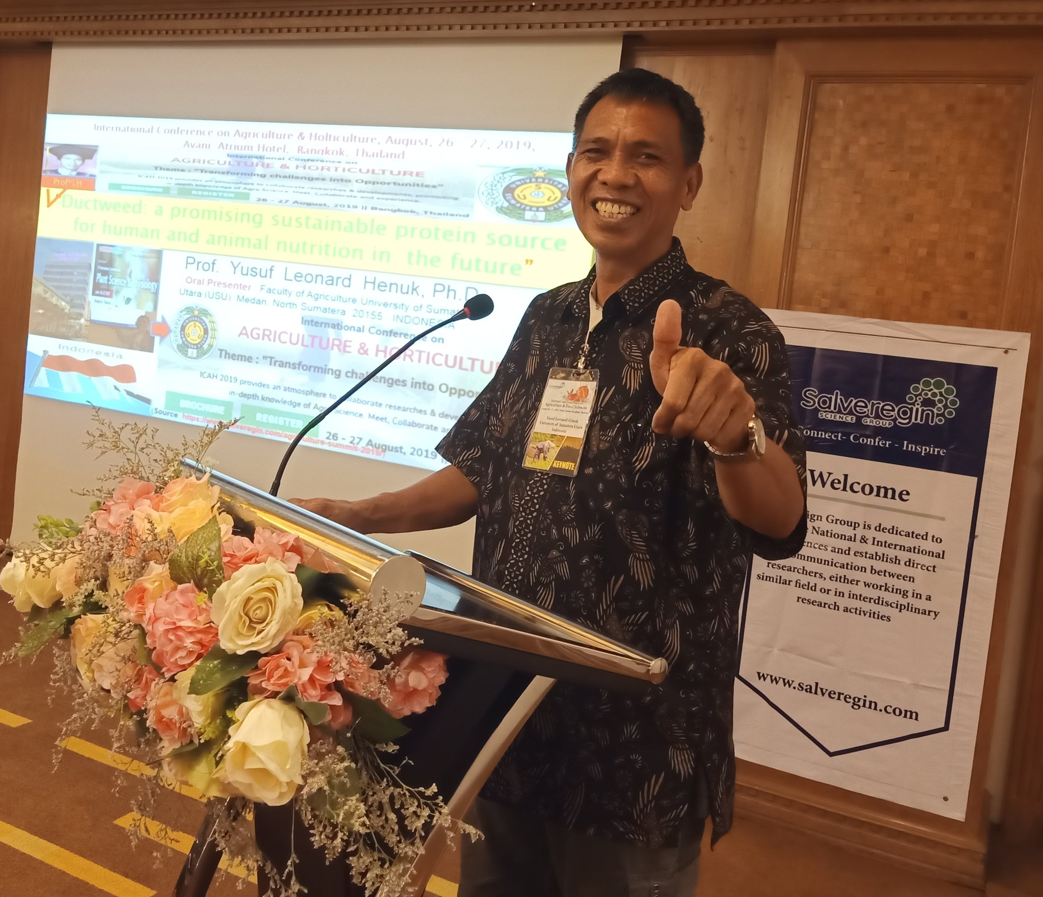 تويتر Prof Yusuf L Henuk Partner Bibi Lung على تويتر Betapa Bangganya Profylh Dari Usuofficial Mewakili Indonesia Amp Telah Perkenalkan Usu Masuk U 20 Di Pertemuan Ilmiah Internasional Di Bangkok Selain Lebih