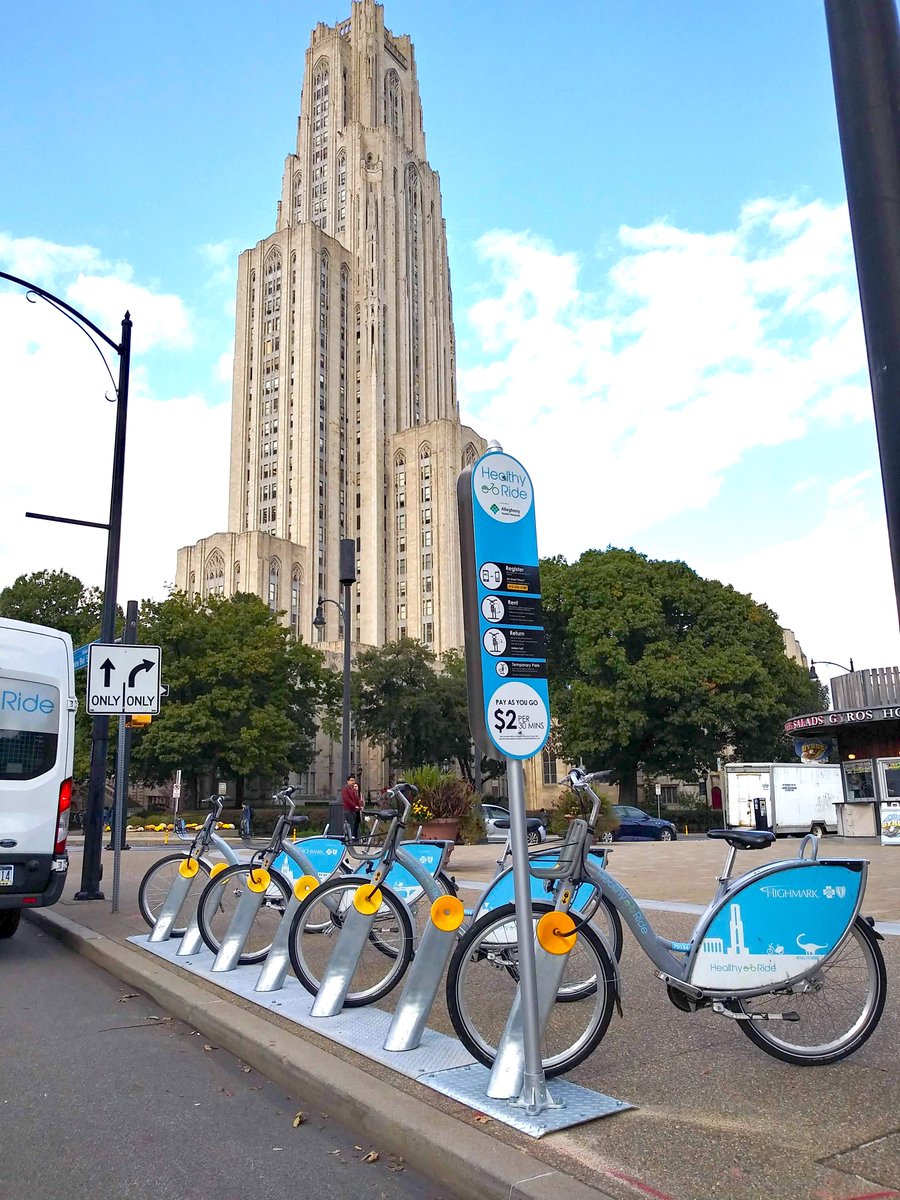 pogohbikes's tweet photo. We're partnering with @SustainablePitt to provide unlimited 30-minute bike share trips for all first-year students and resident assistants at @PittTweet. This is the first partnership of its kind here in Pittsburgh and we're excited to launch this program this week! 🚲🌱 https://t.co/Ih92WqNbOg