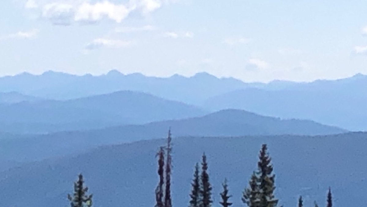 CanningsNDP's tweet photo. Day 4 of #ridetheriding — looking from Strawberry Pass east to the Selkirks. Km 184. https://t.co/fCpH8By9Be