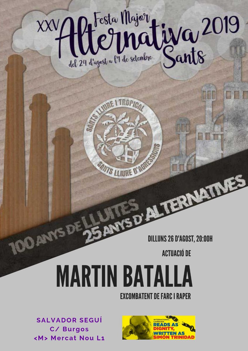 AccioSocialCGT's tweet image. Ens veiem aquest vespre al carrer Burgos! #FMAS2019 @FmaSants