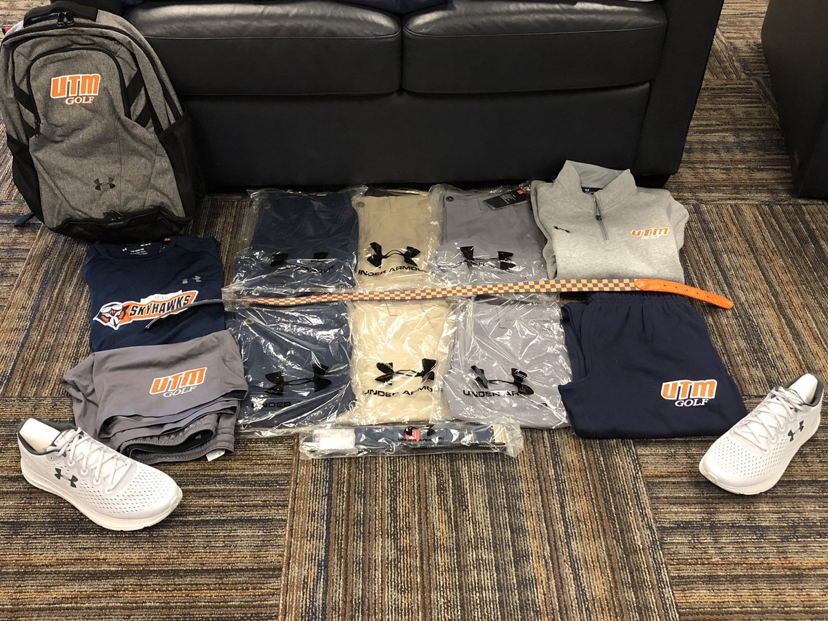 SkyhawkGolf's tweet photo. It’s finally that time! First day of classes for UTM today which means Christmas came early 🤩 excited to have the team back and get our season started in two weeks! https://t.co/YkjKkiEcpS