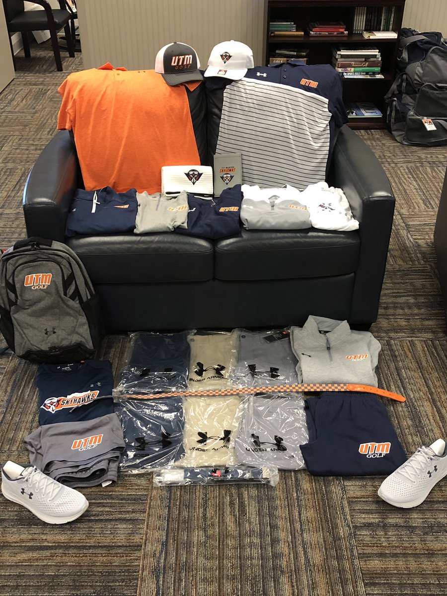 SkyhawkGolf's tweet photo. It’s finally that time! First day of classes for UTM today which means Christmas came early 🤩 excited to have the team back and get our season started in two weeks! https://t.co/YkjKkiEcpS