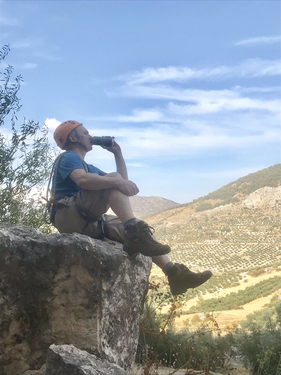 stoglo's tweet photo. Great afternoon #viaferrata in the Sierra Nevada finished with a #distanthills Pilsner - #pilsinthehills https://t.co/lfET3xlEiL