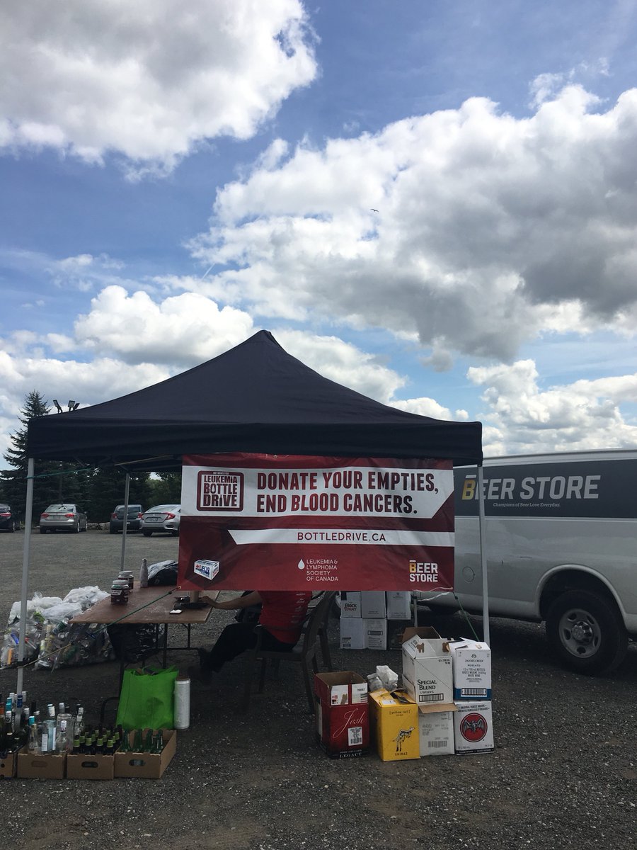 Come join us at the Innisfil Creek Golf Course for our Bottle Drive! We will be accepting empties and donations until 6p.m. today with proceeds going to the <a href="/LLSCanada/">Leukemia & Lymphoma Society of Canada</a> ! We hope to see you soon! 😄