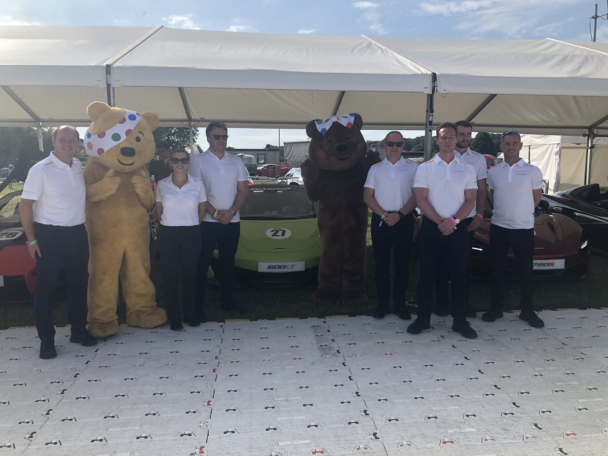 Thanks to our fantastic partner <a href="/McLarenGroup/">McLaren Group</a> <a href="/McLarenGroup/">McLaren Group</a> for being part of <a href="/Carfestevent/">CarFest</a> this weekend. Here they all are with our bears!