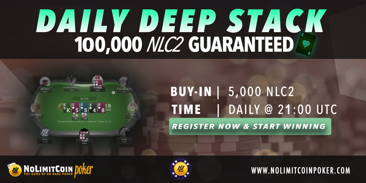 NoLimitCoin Poker tweet media