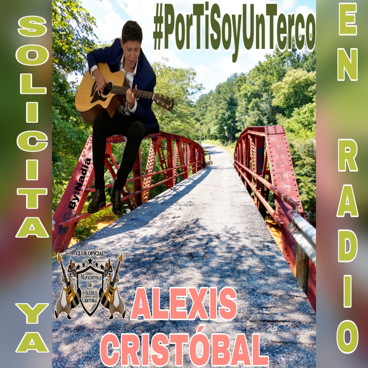 MapachitosDeAC's tweet photo. El Club Oficial Mapachitos de Alexis Cristóbal 👫 te invita a #Solicitar 🎧 en #Radios 📻 #PorTiSoyUnTerco de Alexis Cristóbal 2do.Lugar de #LaAcademia.
#SiguiendoLosPasosDeAlexisCristóbal 👣
#TeamMapachitos
#UnidosPorAlexis
@AlexisMusicMX
@karenmoonmusic
@MapachitosDeAC https://t.co/AOdwtxSmpS