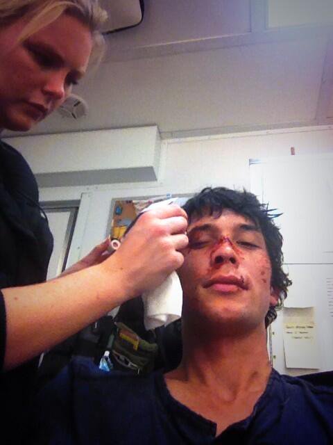 NewsBobMorley's tweet photo. The last first day as Bellamy Blake https://t.co/ZgVYYfWDjU