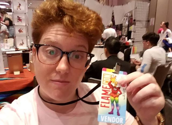 adobeteardrops's tweet photo. I tabled at @FlameCon and all I got were valuable life lessons. Learn more about my experience, as well as mine and @AngelaBComics's comic, Artema!
https://t.co/mPSH9jD4cY
#indiecomics #queercreators #lgbtcomics #zines #flamecon #flamecon2018 https://t.co/JN6zZLX6uZ