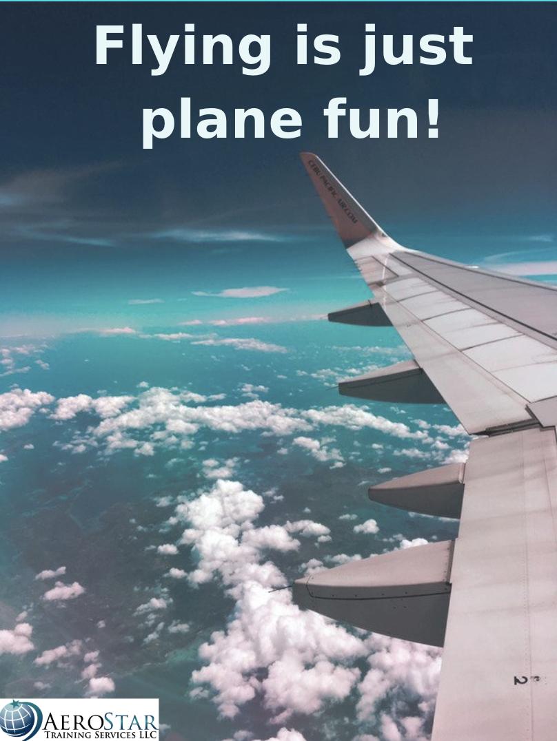 AerostarFltCrew's tweet photo. Isn't it about time you had some good plane fun?! ๐โ๏ธ๐ฎโโ๏ธ๐ฎโโ๏ธ#goodplanefun #avquotes #avgeeks #motivationalmonday #aerostar #aerostartraining #pilottraining #advancedpilottraining #pilotacademy #pilothumor #pilotlife #pilotschool #wetrainpilots #typeratings #atpctp #privatepilots https://t.co/r3QF9Oqk7g