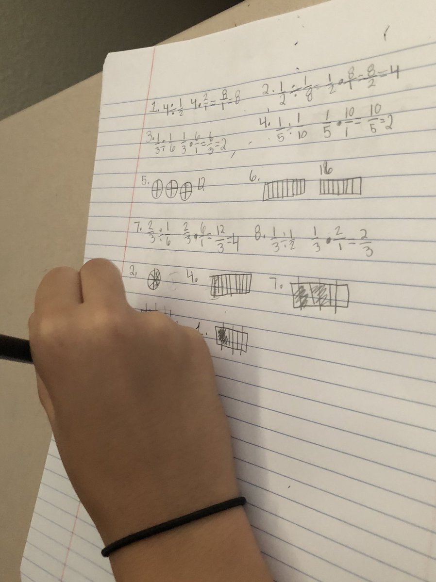EdkeyPD's tweet photo. @StarlightPark1 6th grade Ss using #mathmodels to solve division w/fractions #cesdknowthyimpact @CartwrightSD @drdrdn @JaneSTEM83 https://t.co/KXAV4keSHi
