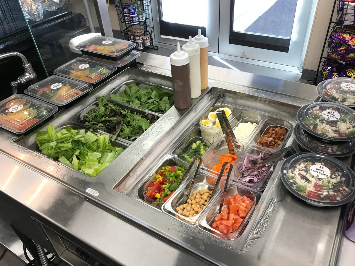 STA_Kitchen's tweet photo. Looking for a healthy option that tastes great? Check out our new Salad Bar! 
Stop by to build your own delicious salad! https://t.co/Qj1a4FtyZx