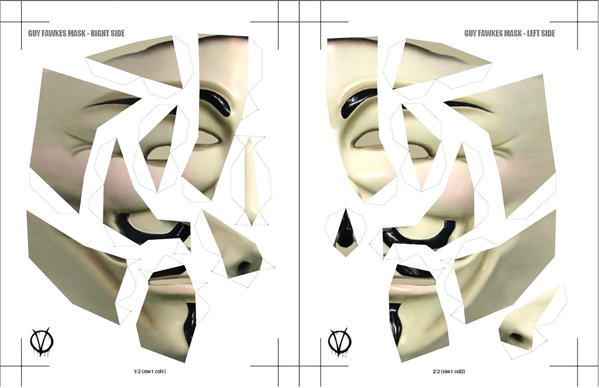 Как сделать маску из бумаги схемы. Маска Анонимуса Гая Фокса из бумаги. Маска Гая Фокса паперкрафт. Маска Анонимуса из бумаги 3d. Маска Анонимуса 3д схема сборки.