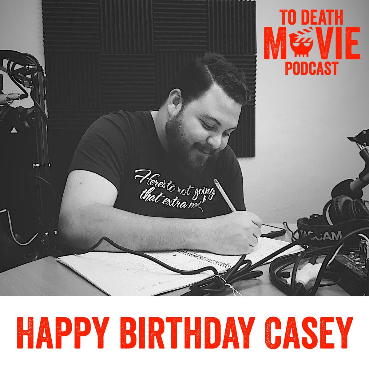 todeathpod's tweet photo. Wishing our fearless leader a big #HappyBirthday We hope you get happy birthday wishes todeath! 🥳 https://t.co/xRDM8EaiAC