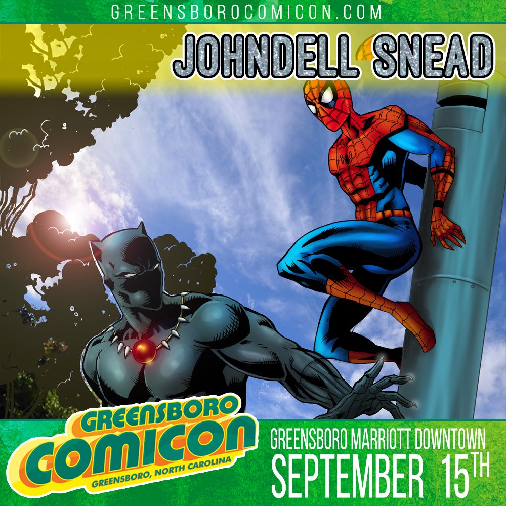 Greensboro Comicon on Twitter "New Guest! Johndell Snead, the artist