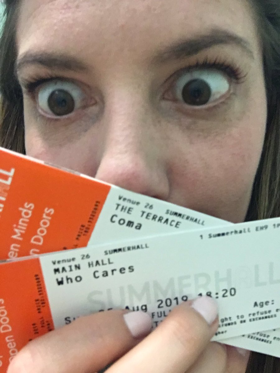 Last two shows of #edfringe for me. Until we meet again!!!