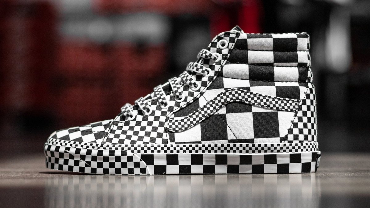 checkerboard vans wss