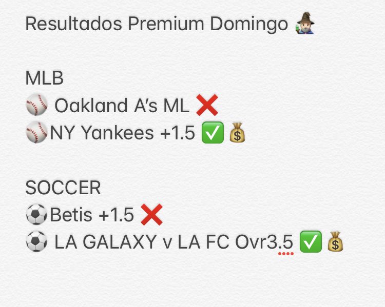 WizardPicks1's tweet photo. Se cerró la semana con 2/4 

“Siempre sumar 💸”

DM para info de paquete premium.📲 https://t.co/v7j1GvyKIT