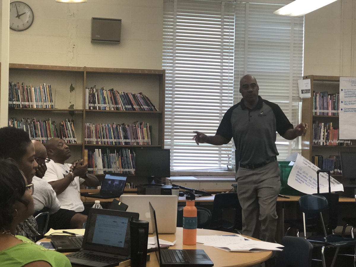 IAmNateNewman's tweet photo. Staff is taking a deep dive around SPP! Developing strategies and taking ownership! #300 #GVSAProud https://t.co/VmrnjQsWcR