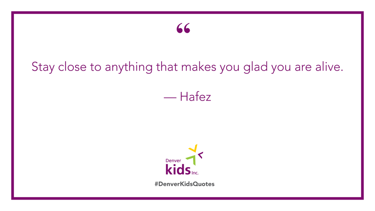 #DenverKidsQuotes #MondayMotivation
