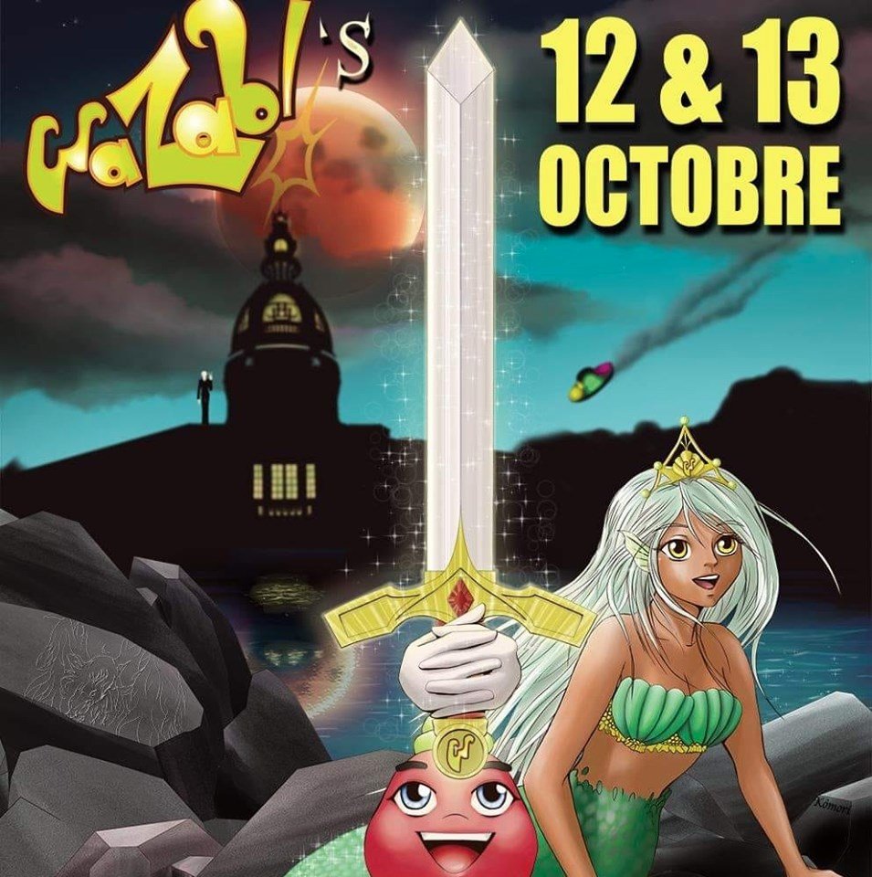 AngHellStudio's tweet photo. La Lyon Hanabi à peine derrière nous, on vous donne rendez-vous à Nantes le 12 et le 13 octobre pour la Wazabi's Odyssey ! https://t.co/BW8rHu7vXq https://t.co/NuiBpndITp