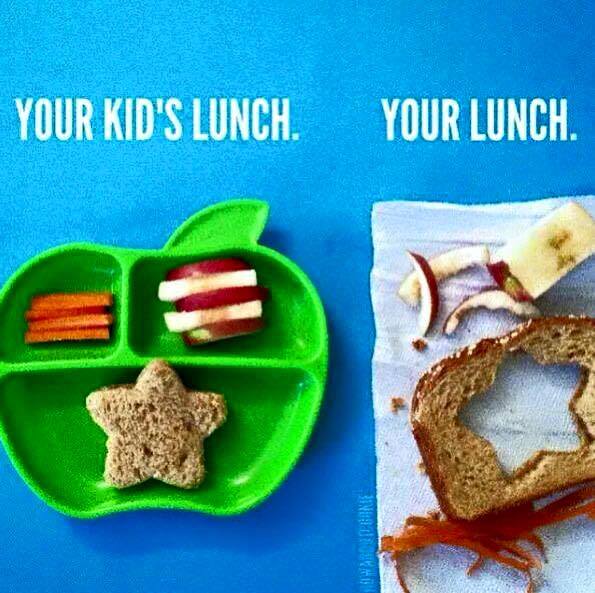 Your #lunch versus your kids lunch  #parenthood