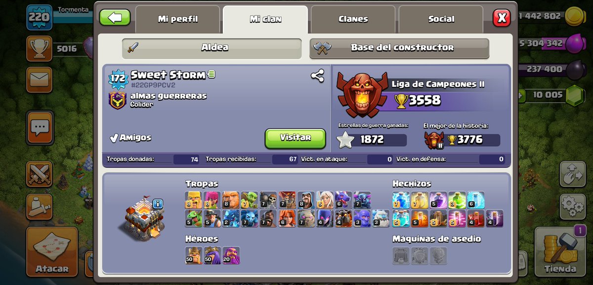 Busco liga para mí aldea peque th11
Está todo al máximo