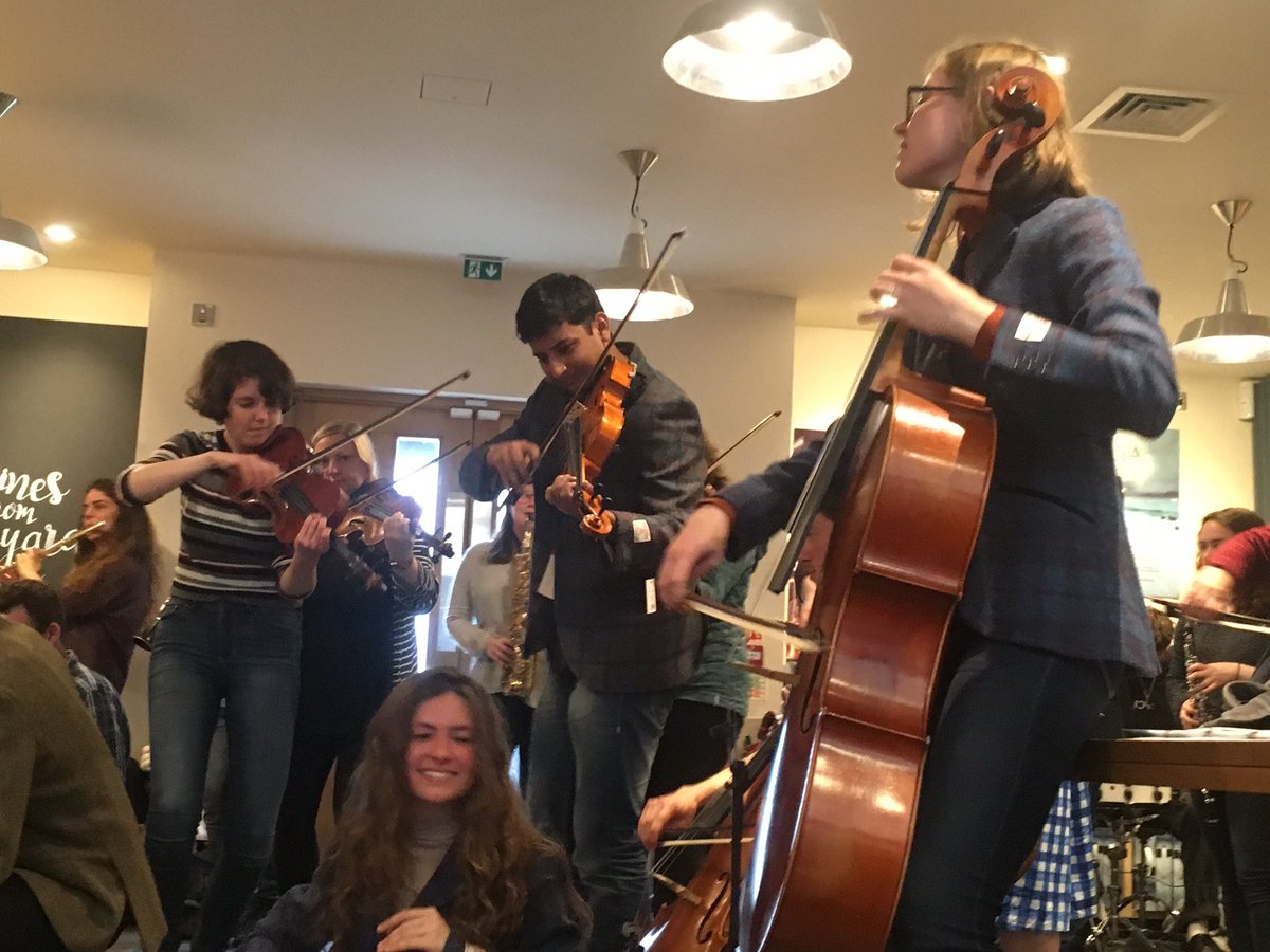 @nevisemsemble amazing music at Harris; now waiting for second gig of the day at calanish