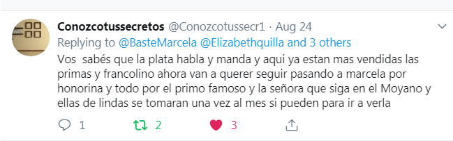 BasteMarcela's tweet photo. @invierno2019 @DakaKarina @Conozcotussecr1 @Elizabethquilla @RoseNYC @CarmenVidana1 @ViveMarcela https://t.co/GFvVIvwCSr
